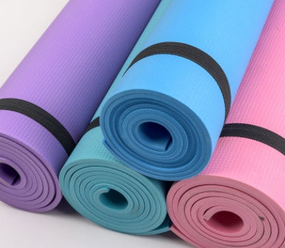 Ultra-Soft Non-Slip Yoga Mat – Pilates, Stretching & Home Workouts (4mm / 6mm)