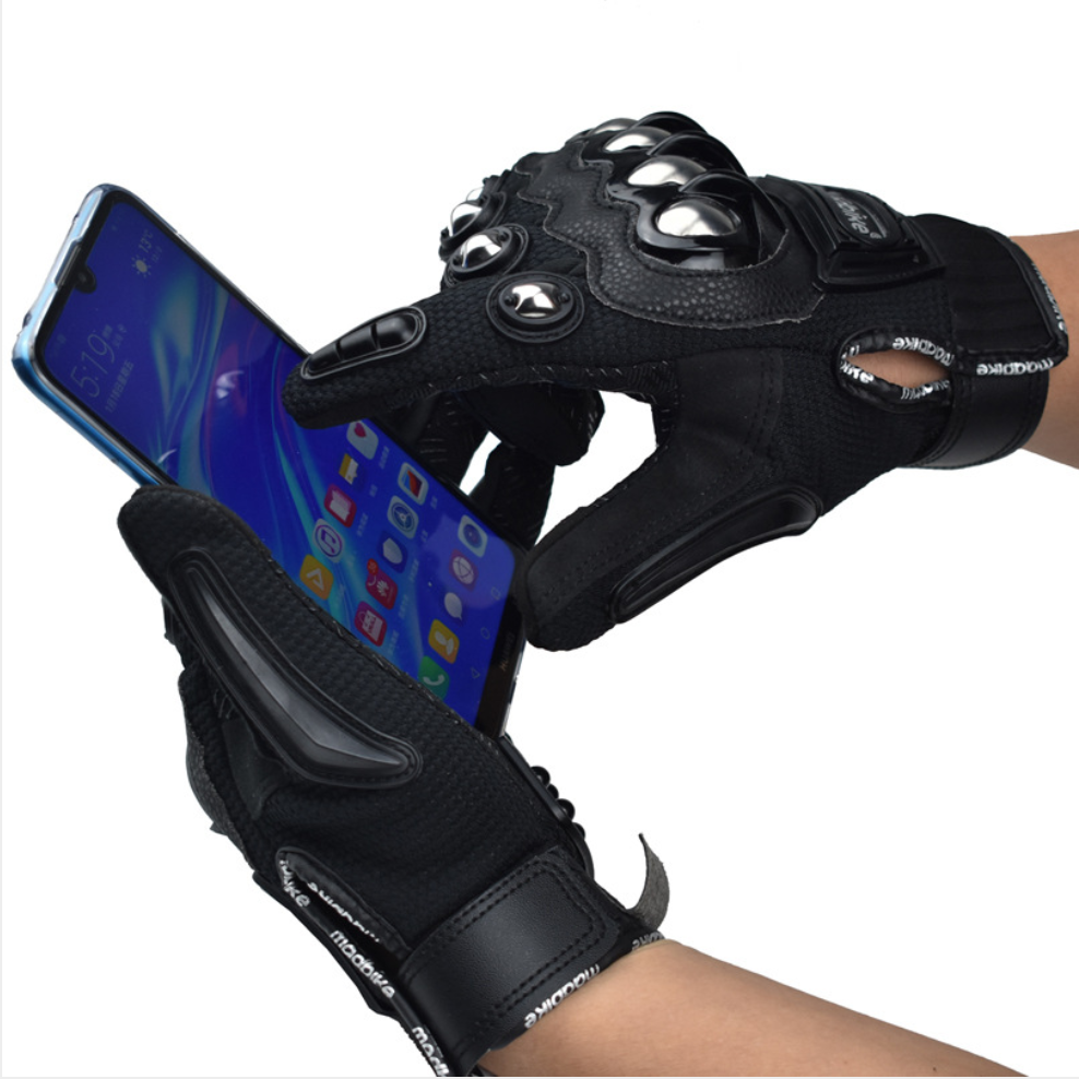 Tactical Riding Gloves – Hard Knuckle Protection (Built for Impact) - Anti-Slip Grip & Touchscreen Accessible