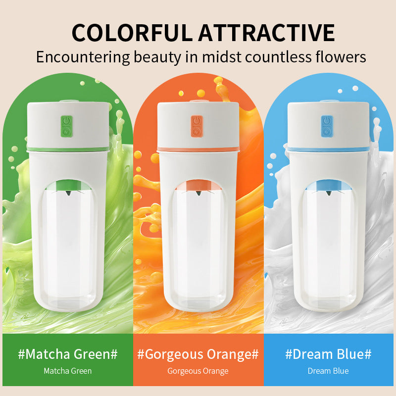 Portable USB Rechargeable Wireless Juicer & Smoothie Blender Cup