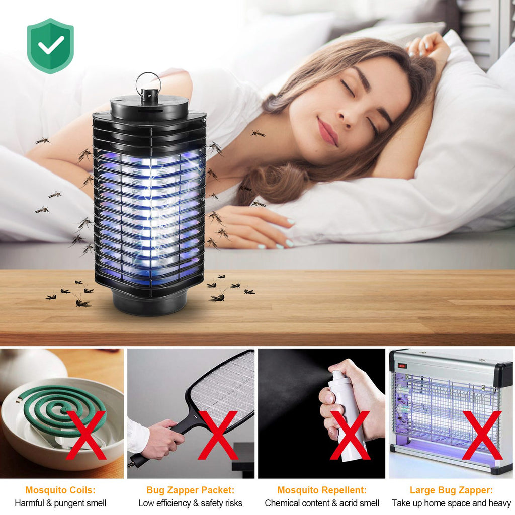 Rechargeable Mosquito Zapper Lantern – Portable Bug Killer for Patio, Camping & Indoor Use