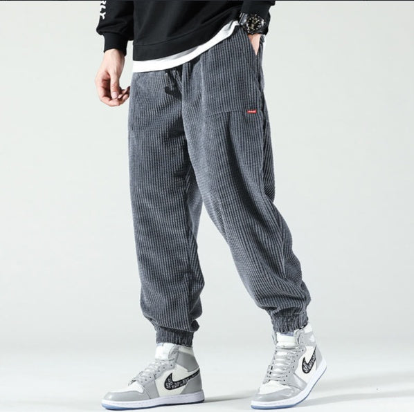 Men’s Corduroy Casual Pants – Clean Fit Straight Leg Everyday Pants