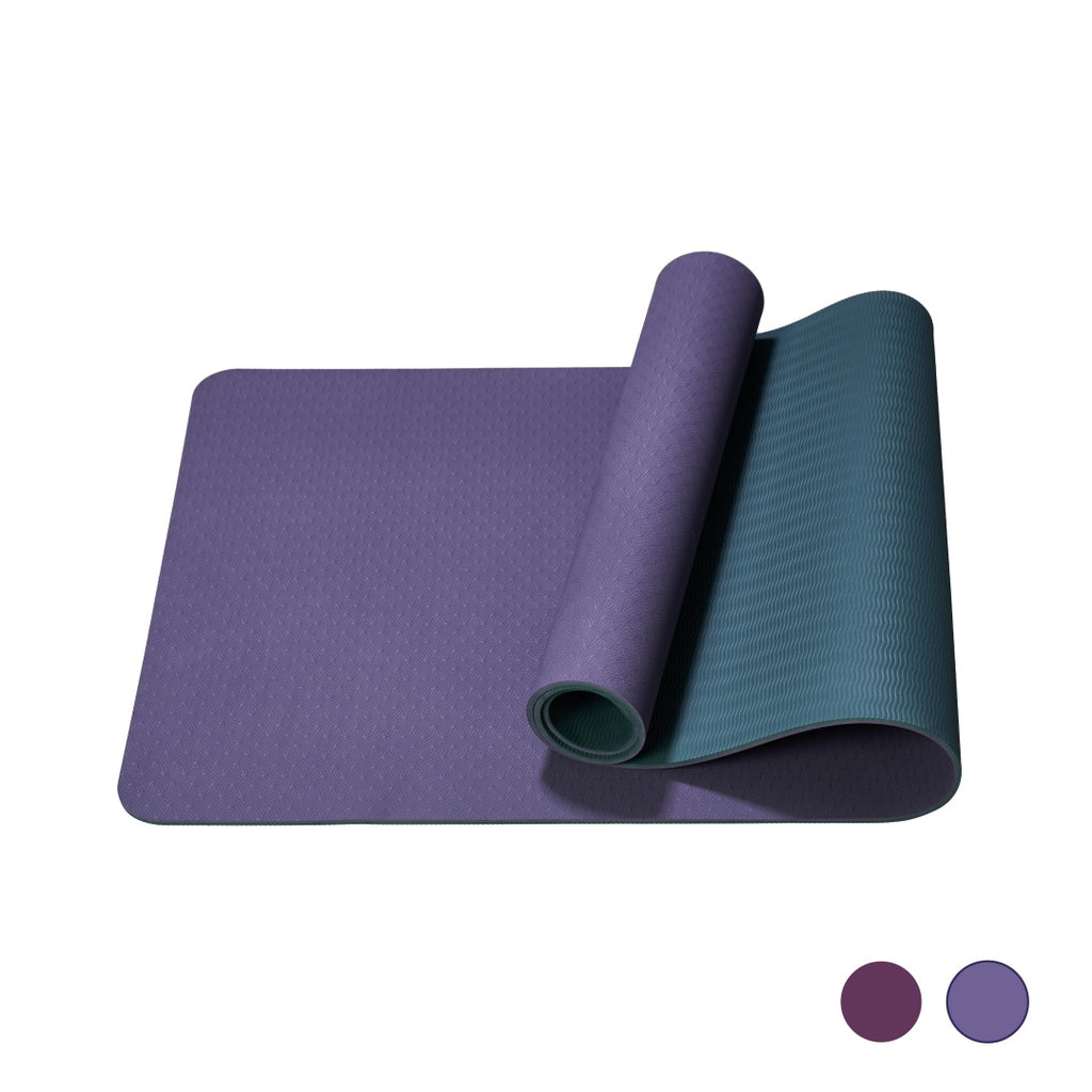 Pink Non-Slip Pilates & Yoga Mat (72” x 24”) – Soft TPE Home Workout Essential