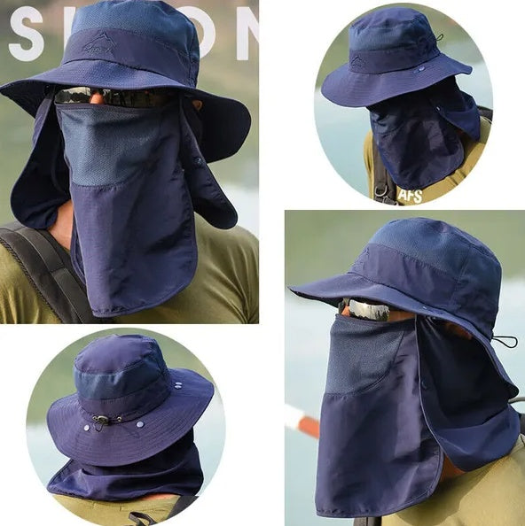 UV Protection Wide Brim Sun Hat – Lightweight Bucket Hat for Hiking, Fishing & Everyday Outdoor Use
