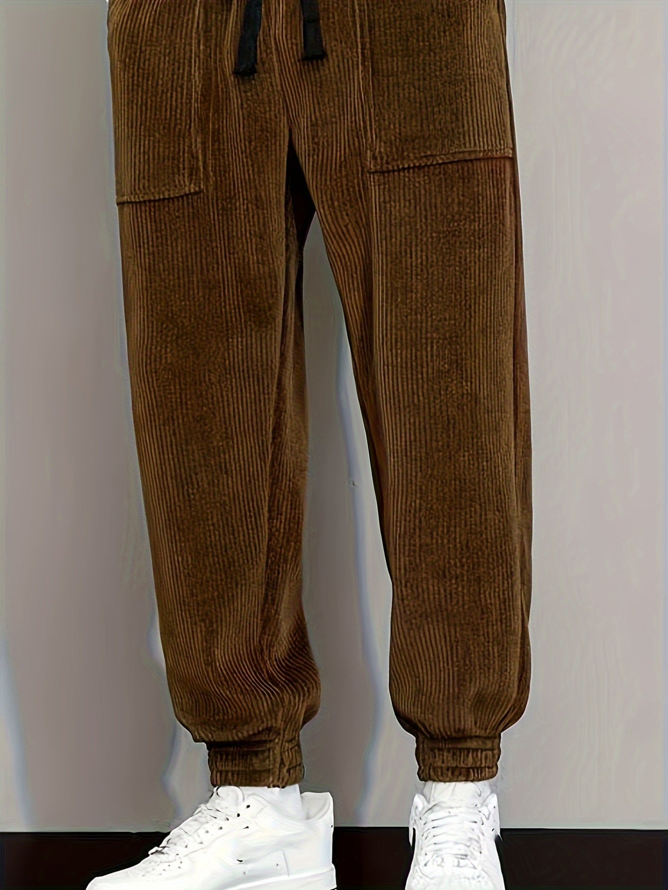 Men’s Corduroy Casual Pants – Clean Fit Straight Leg Everyday Pants