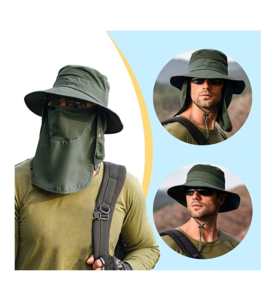 UV Protection Wide Brim Sun Hat – Lightweight Bucket Hat for Hiking, Fishing & Everyday Outdoor Use