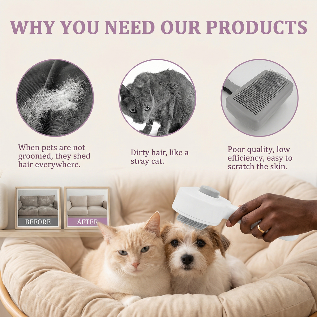 FurSweep™ 2-in-1 Deshedding Comb