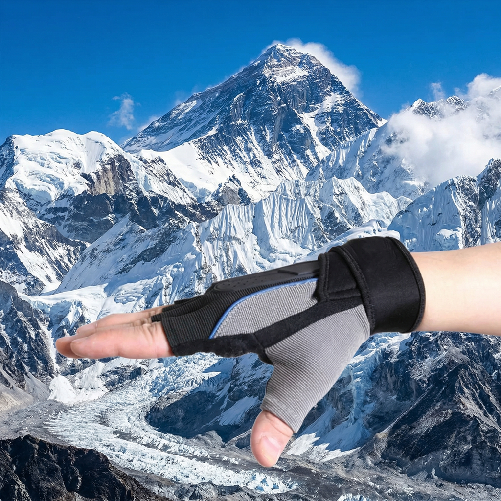 PowerGrip Training Gloves w/ Wrist Support – Anti-Slip Weightlifting & Gym Gloves (Unisex)