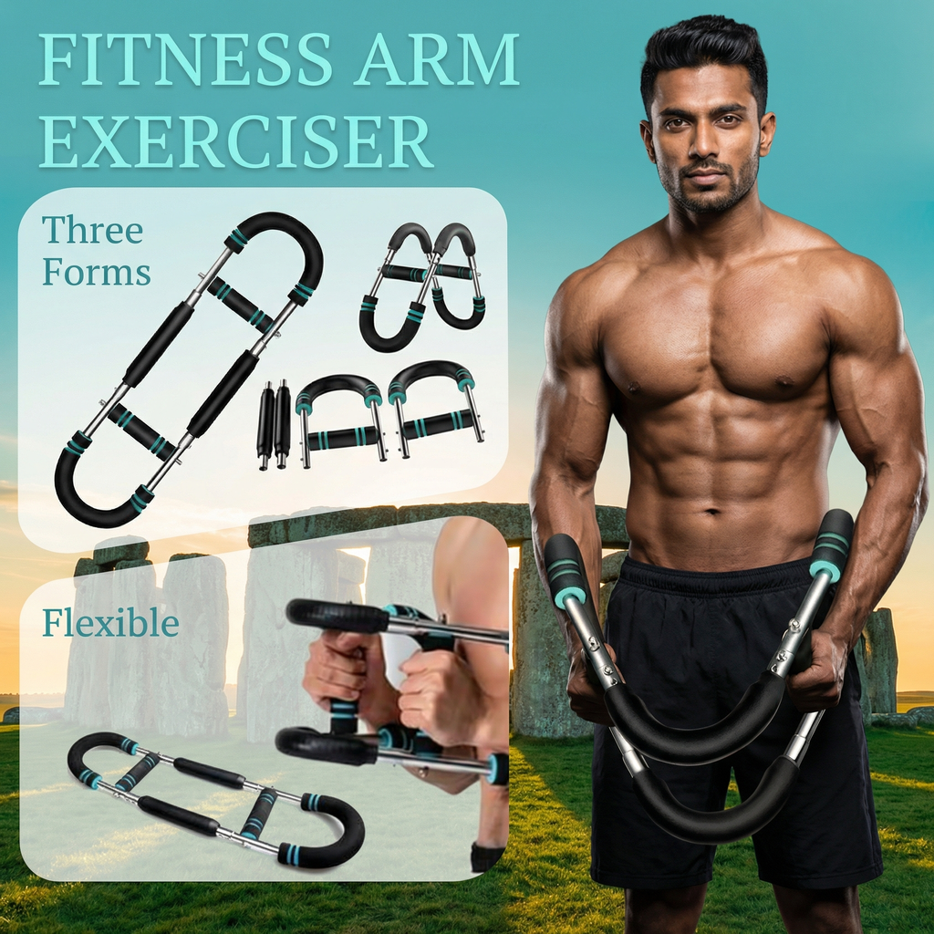 Adjustable Power Twist Bar (90–120LB) – Arm, Chest & Shoulder Strength Builder