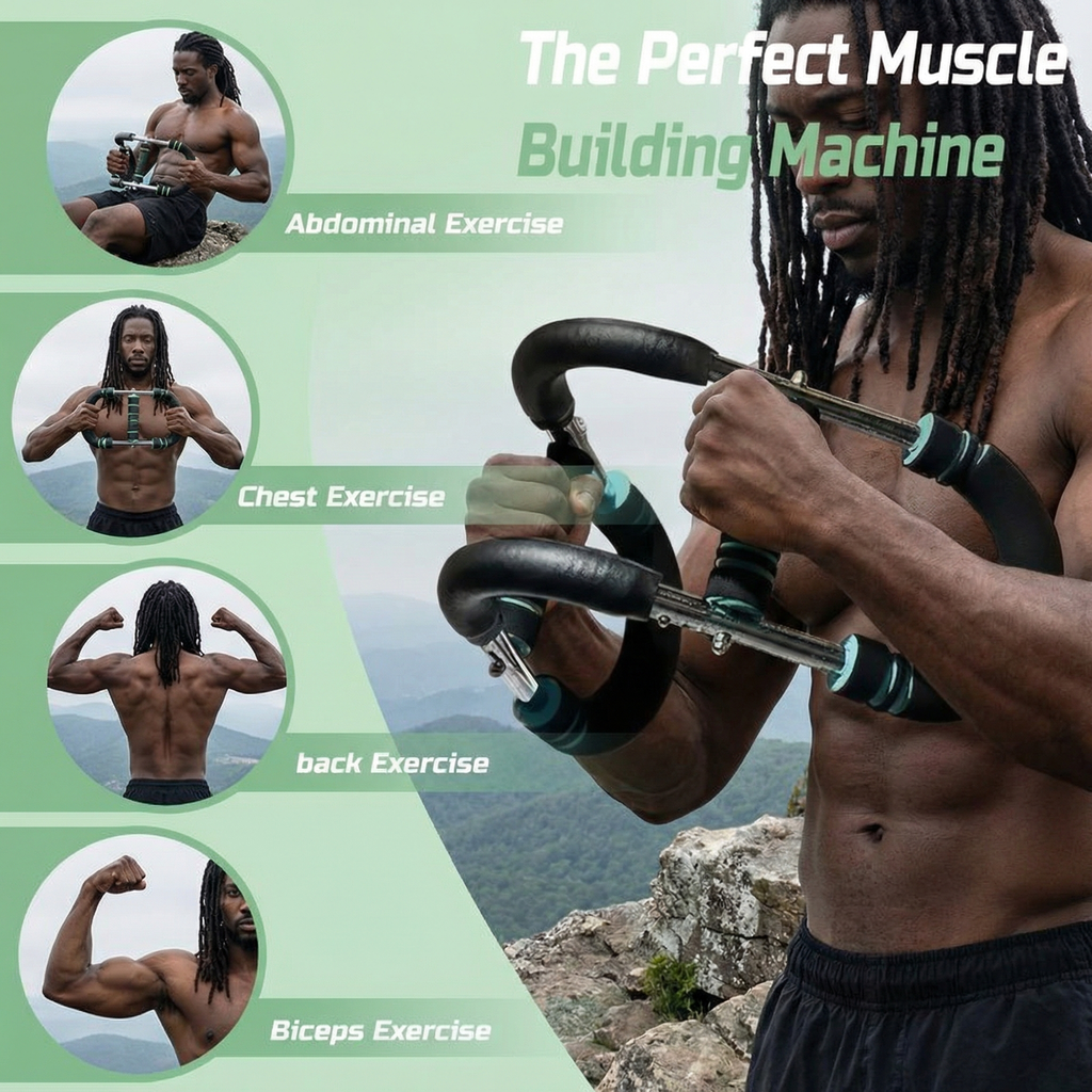 Adjustable Power Twist Bar (90–120LB) – Arm, Chest & Shoulder Strength Builder
