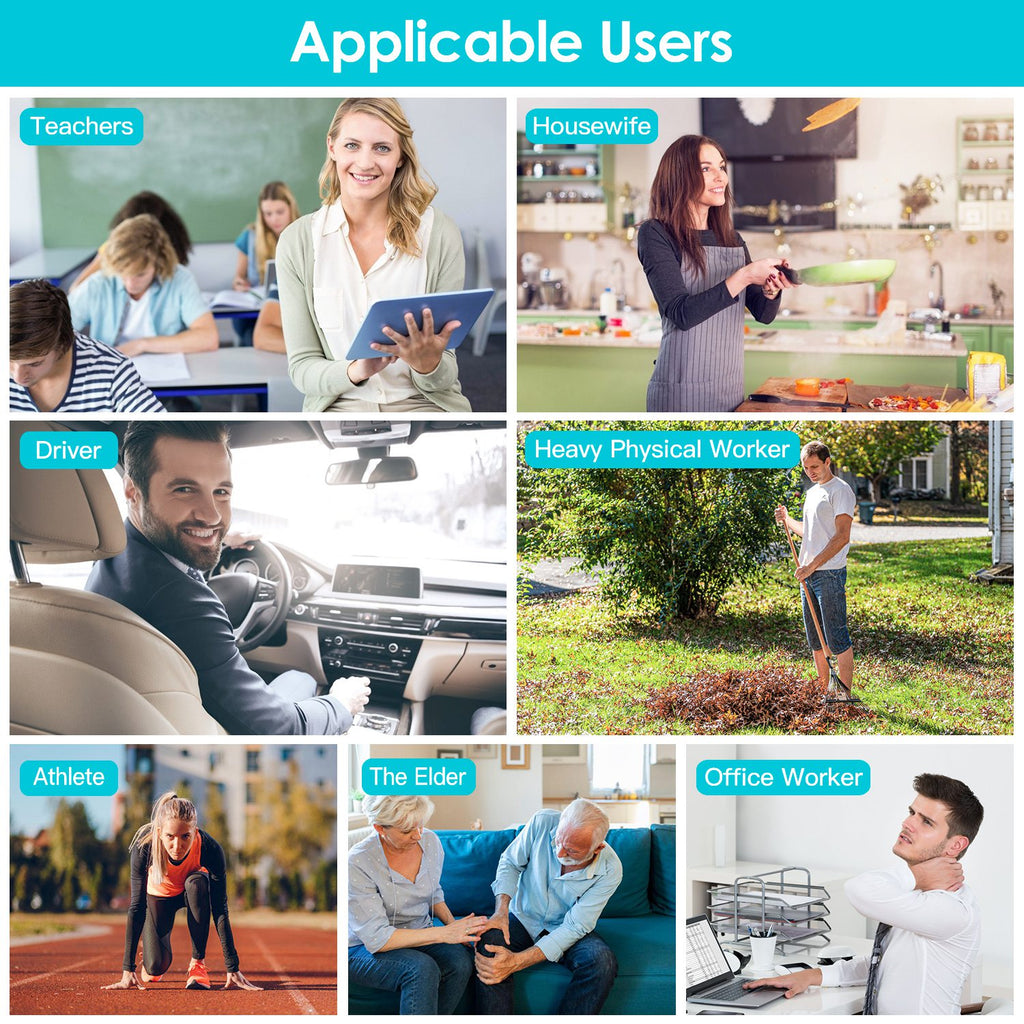 360° Trigger Point Neck Roller Massager – Deep Tissue Cervical Relief Tool (6-Ball Portable Pain Relief)