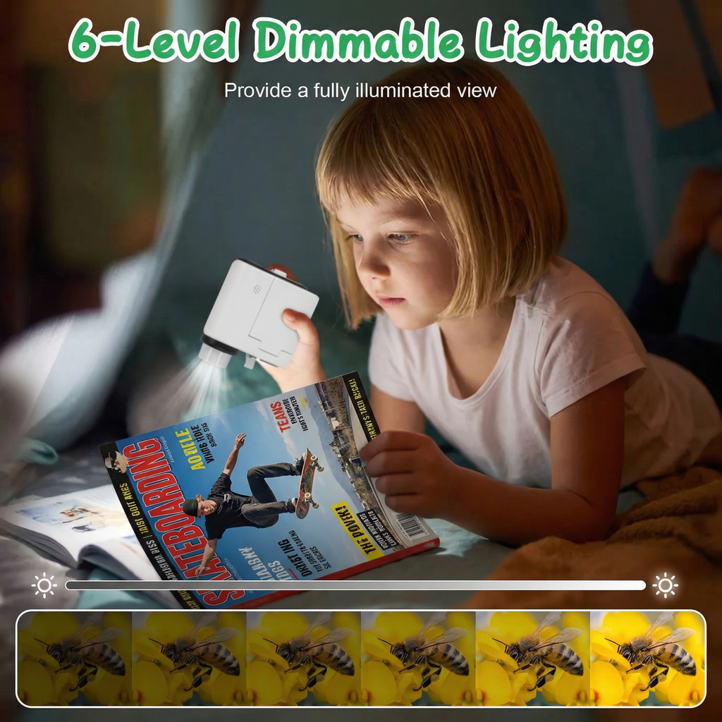 3-In-1 Explorer Camera  Microscope • Telescope • Video Recorder (32GB Included) For Curious Kids 6+