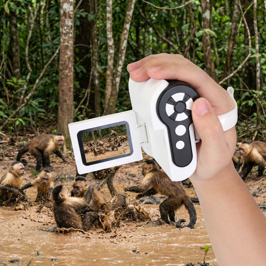 3-In-1 Explorer Camera  Microscope • Telescope • Video Recorder (32GB Included) For Curious Kids 6+