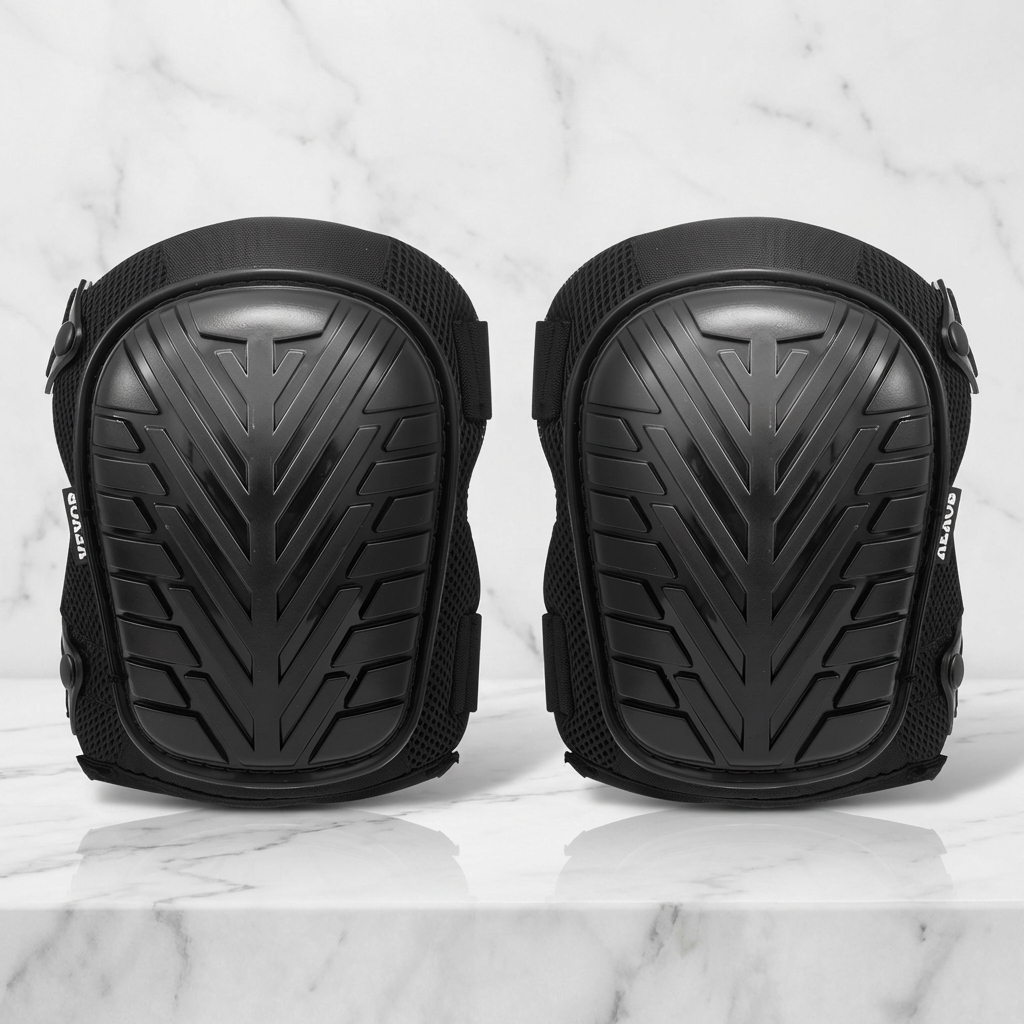 Heavy-Duty Gel Knee Pads for Work – Construction, Flooring & Gardening Protection
